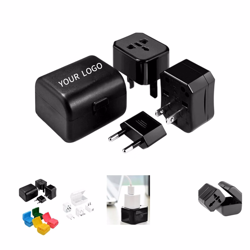 Portable Multi Plug Travel Adapter with Compact Size