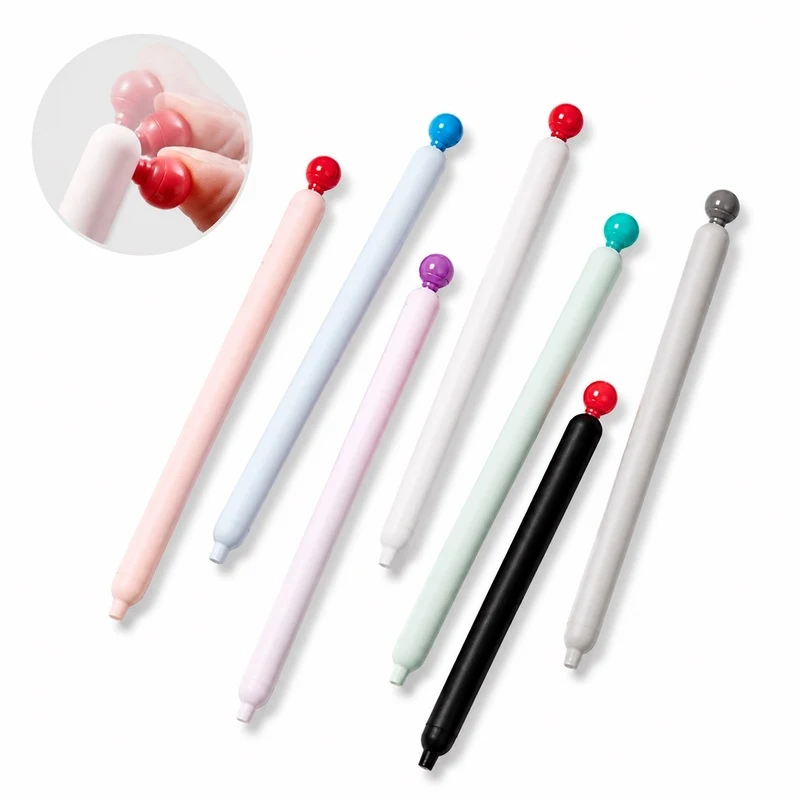 Ball Top Stress Relief Click Gel Pen 1