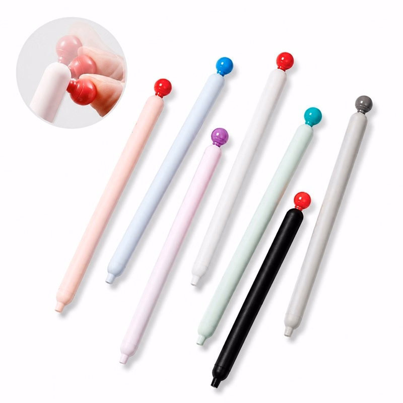Ball Top Stress Relief Click Gel Pen