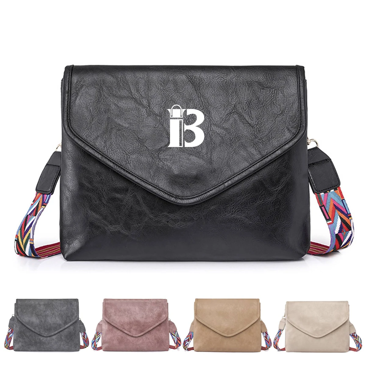 PU Leather Vintage Envelope Crossbody Bags 1