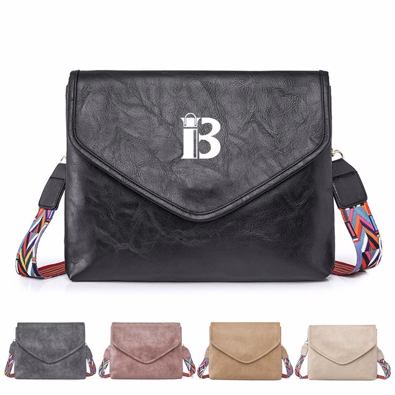 PU Leather Vintage Envelope Crossbody Bags