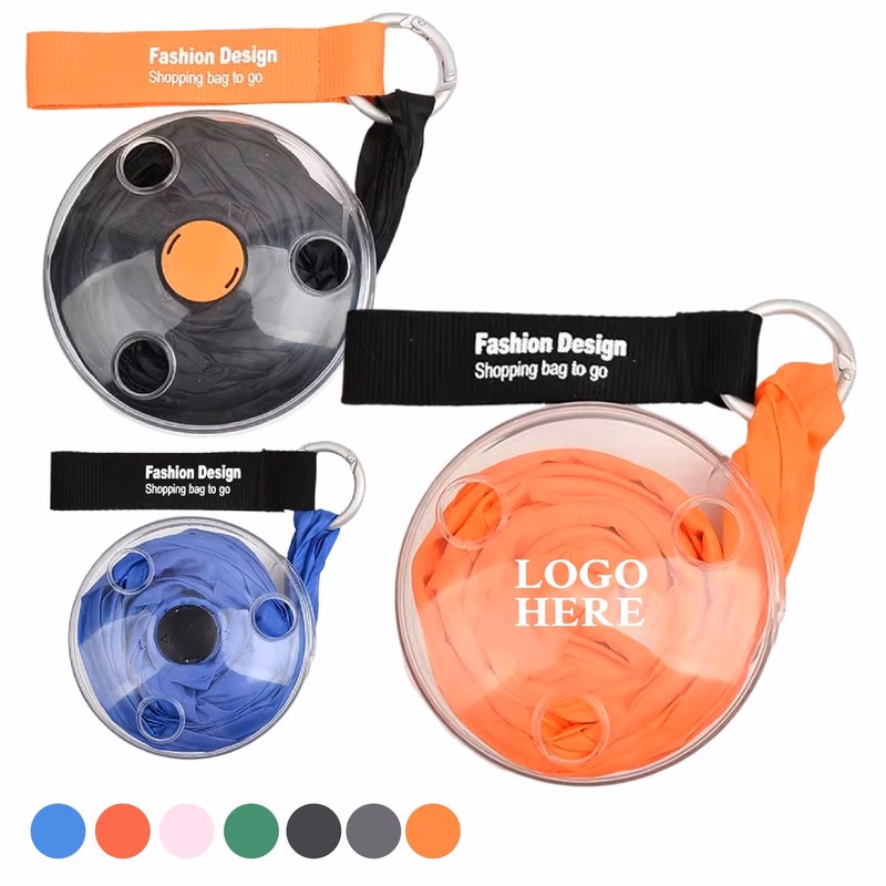 Plastic-Shell Folding Shopping Bag