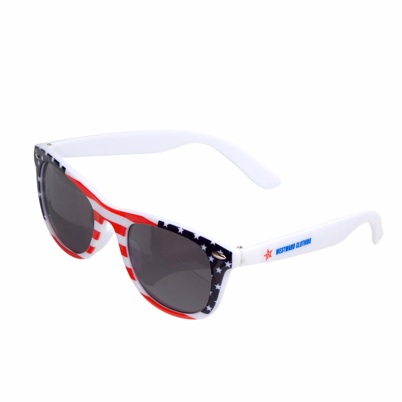Stars and Stripes Sunglasses (2 Color Imprint)