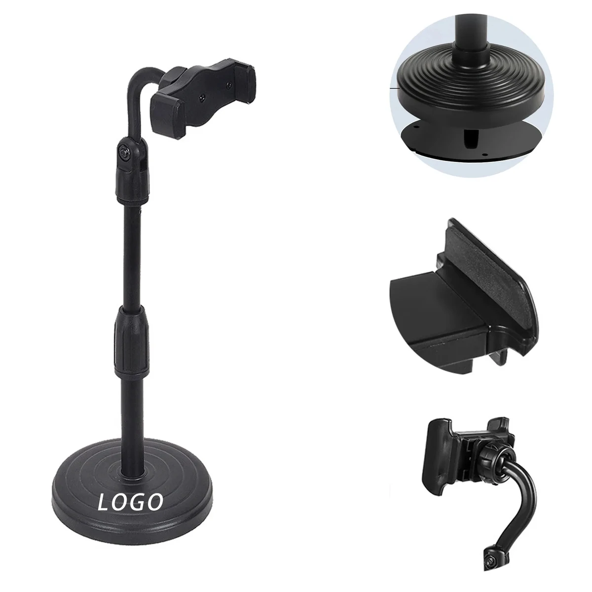 Foldable ABS Phone Stand With Logo For Office, Travel, Gift 1