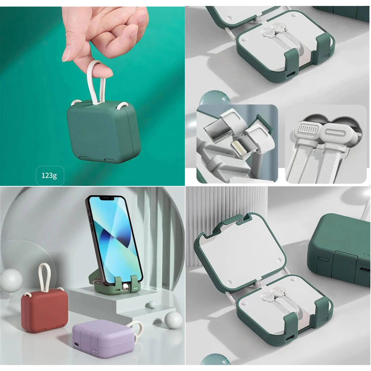4000mah Power Bank Phone Holder 1