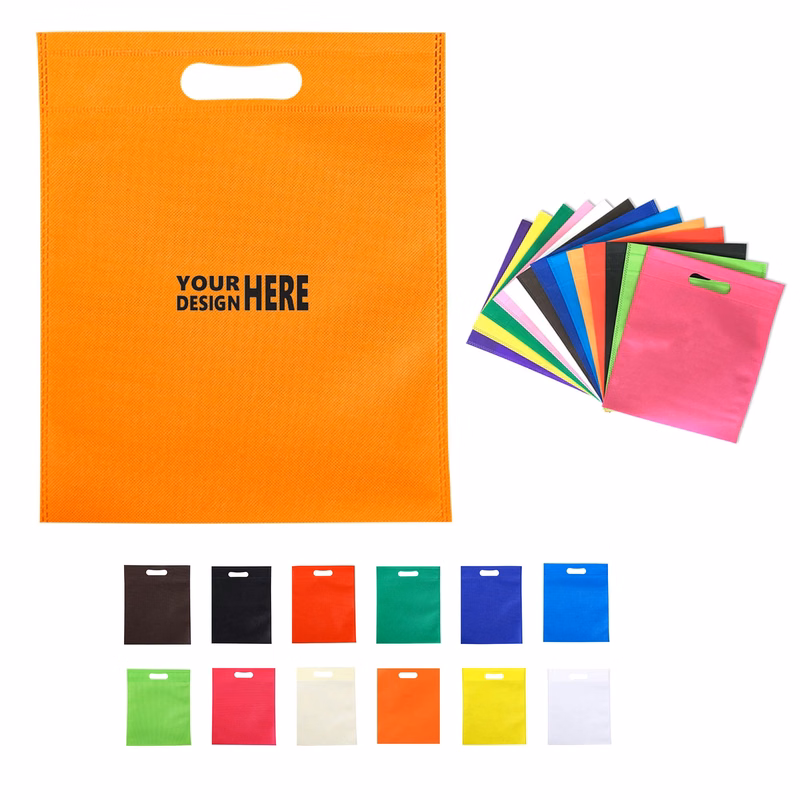 Eco-friendly Non-woven Flat Pocket Shopping Bag