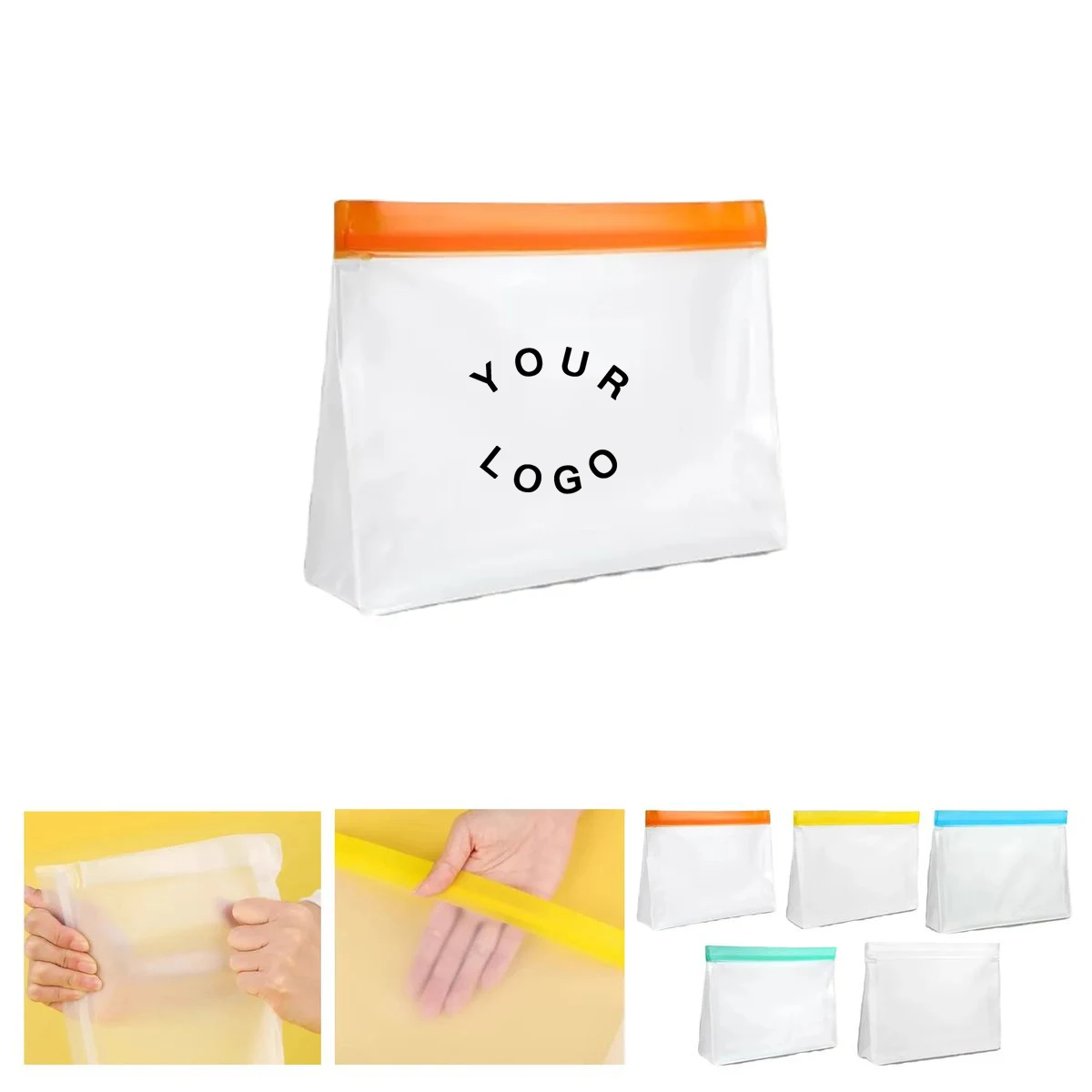 Reusable Leakproof PEVA Snack Bags 1