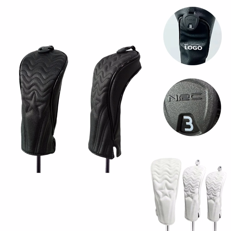 MOQ50 Adjustable Numbered Golf Club Head Cover
