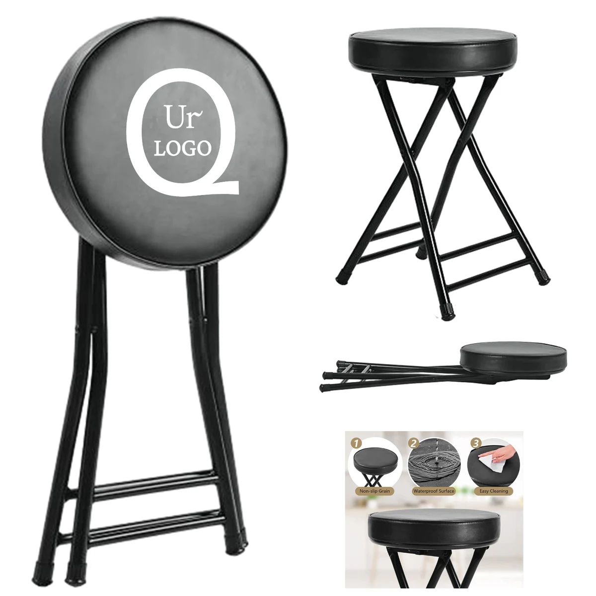 Foldable Simple Metal Stool 1