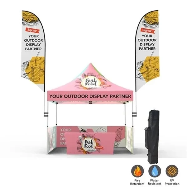 10'x10' Custom Tent Set with Digital Full Dye Sublimated 1
