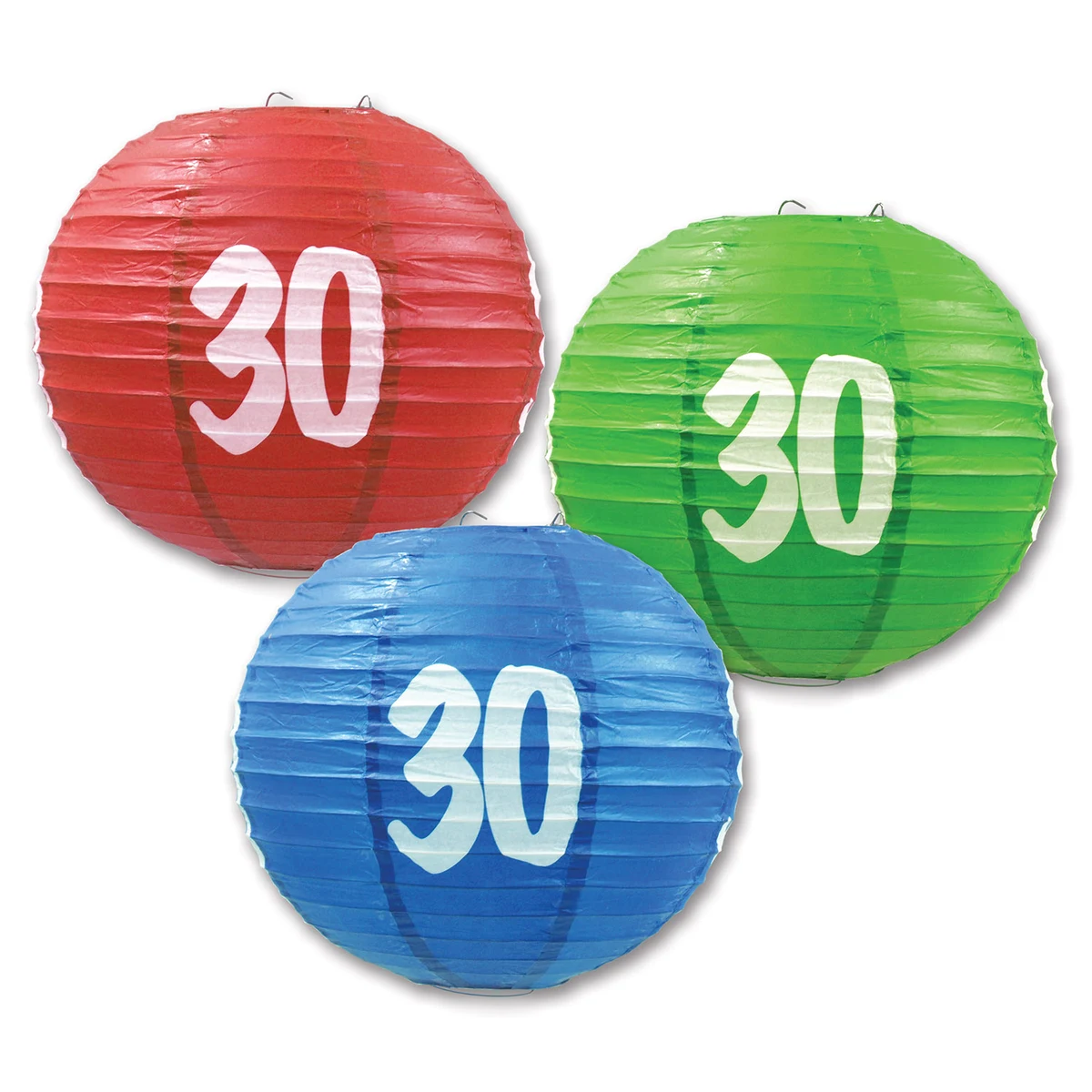 "30" Paper Lanterns 1