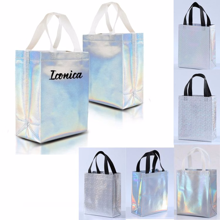 Iridescent Gift Bags  8x4x10