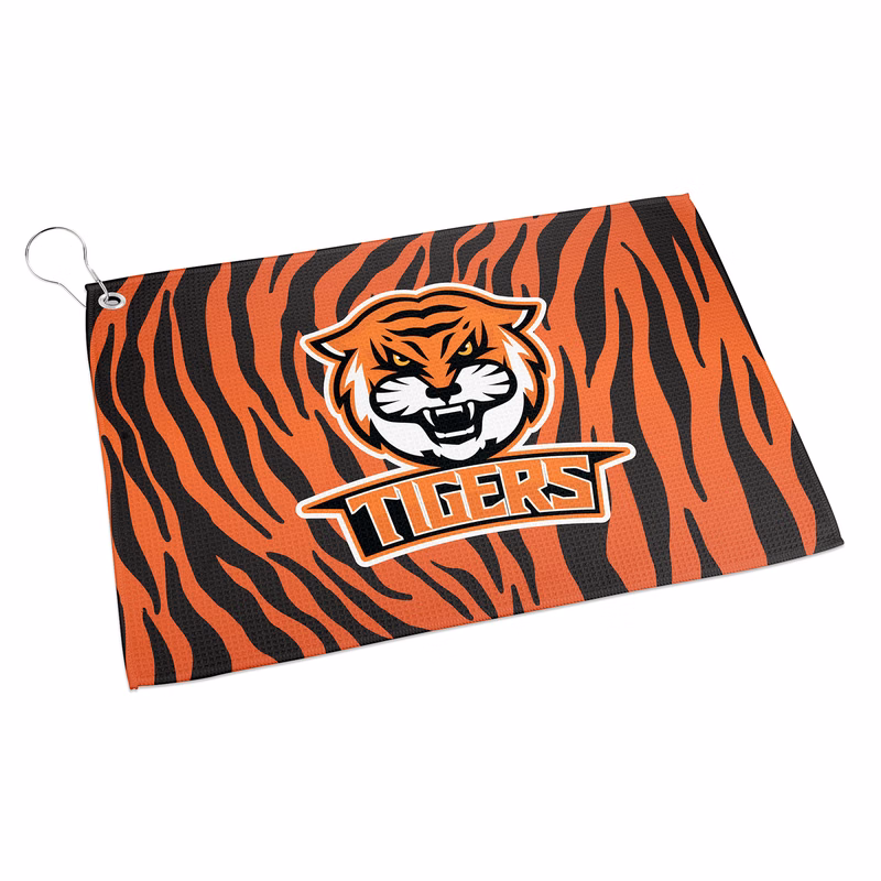 Waffle Golf Towel Full Color