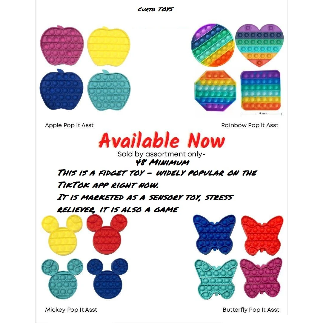 Fidget Sensory Toy Stock Shapes 1