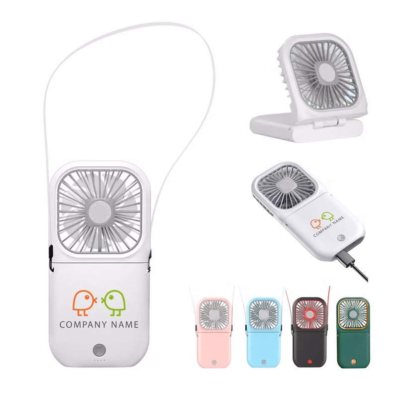 Portable Handheld Fan Necklace Fan