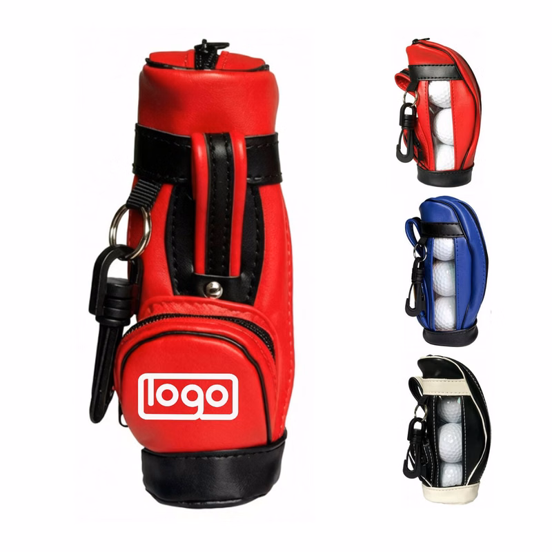 PU Leather Golf Ball Storage Set