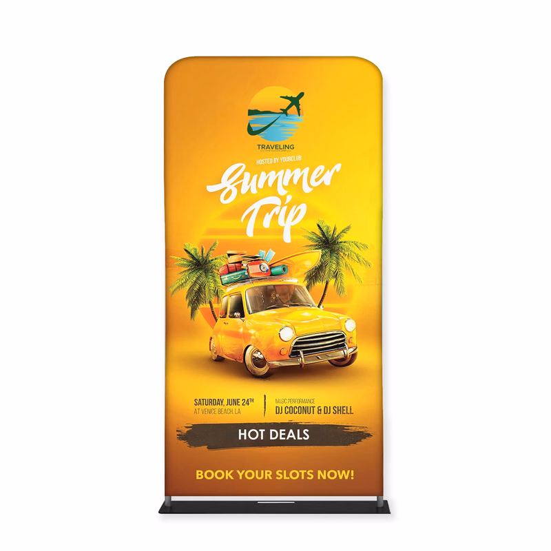 Tube Banner, Double Sided Digitally Printed - 6'x3'