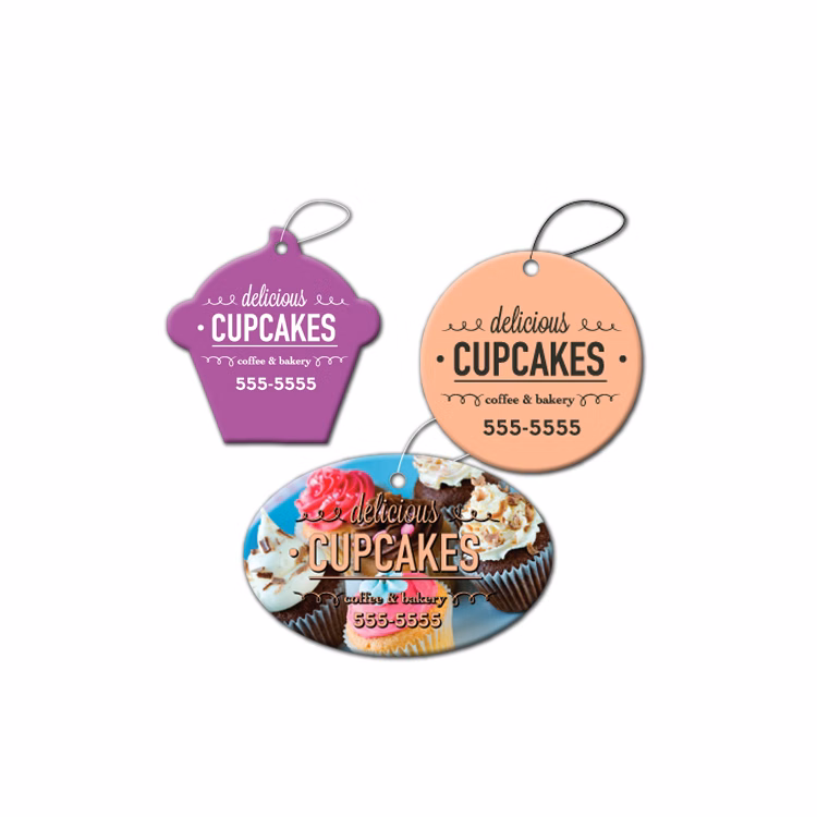 Custom Shape Air Fresheners - Tropical Getaway Scents