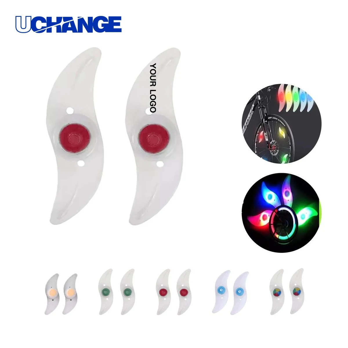 Durable LED Bike Wheel Light Set 1