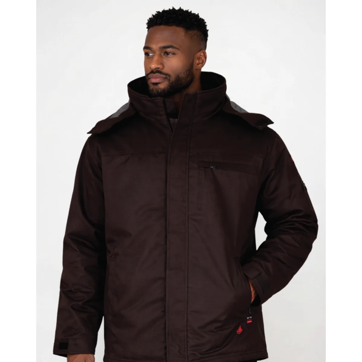 Forge FR MEN'S FR RIPSTOP INSULATED JACKET WITH HOOD 1