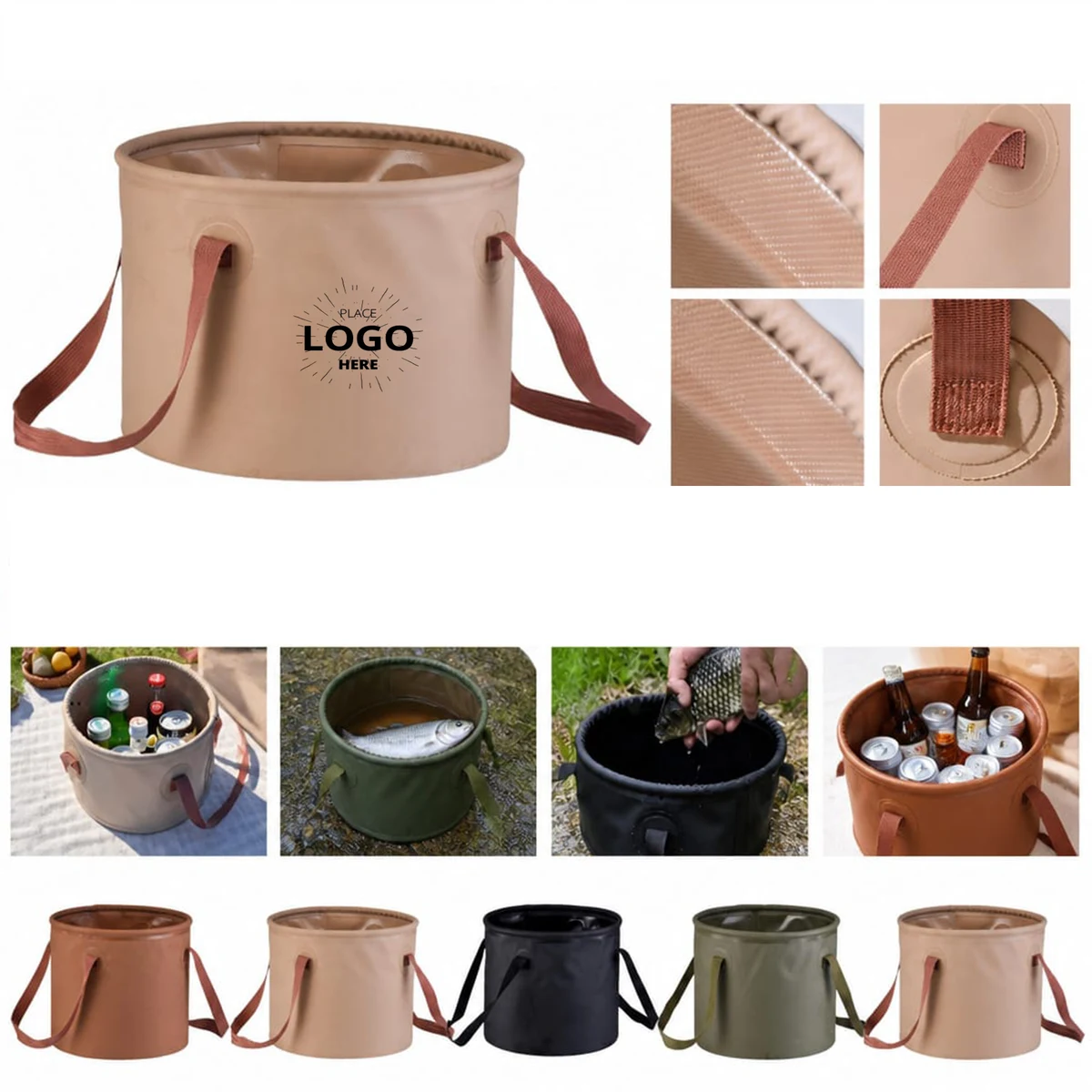Portable Collapsible Water Pail 1