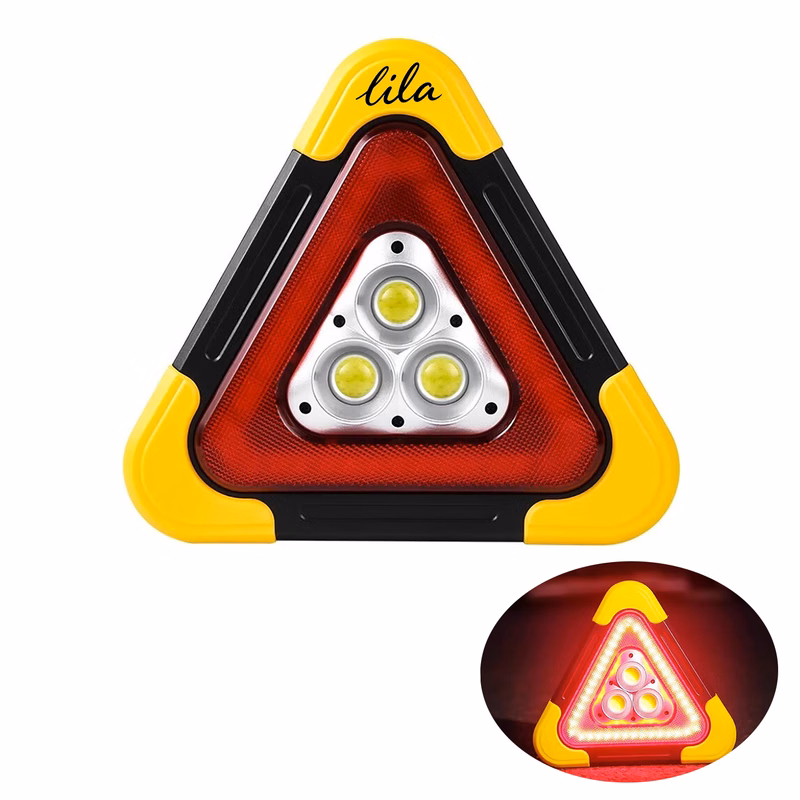 Solar Rechargeable Car LED Emergency Light w/ Stand