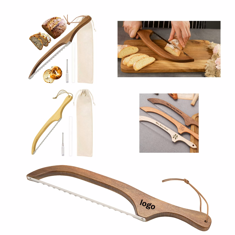 Anti-Bend Wooden Slicing Knife