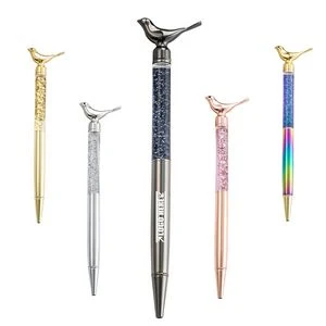 Bird Shaped Glitter Metal Pen 1