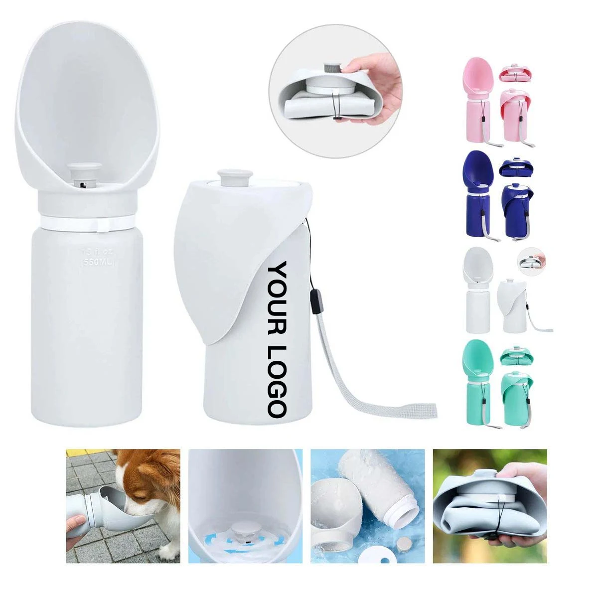 Leak Proof Dog Water Bottle for Outdoor Travel 1