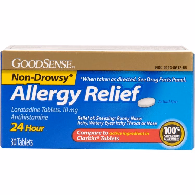 24-Hour Allergy Relief Tablets - 10 mg 30 Tablets