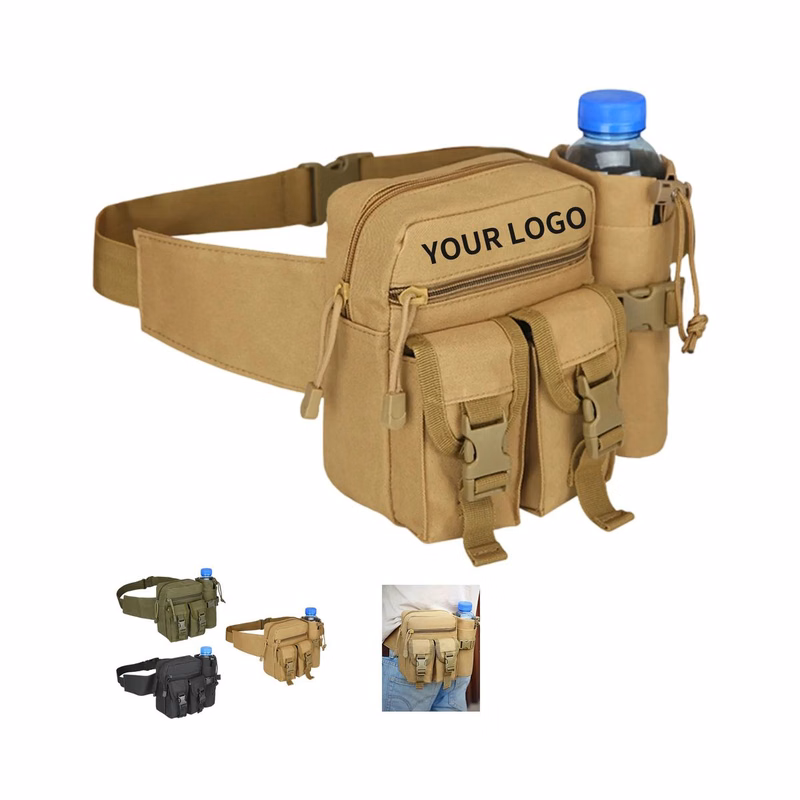 Oxford Waist Bag with 7 Inch Body and Organized Pockets