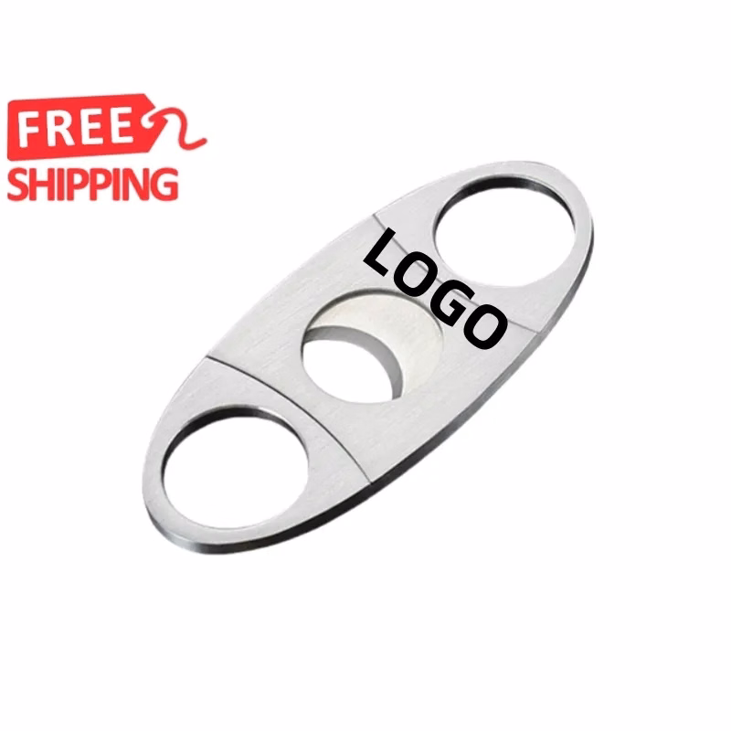 Stainless Steel Double Guillotine Cigar Cutter