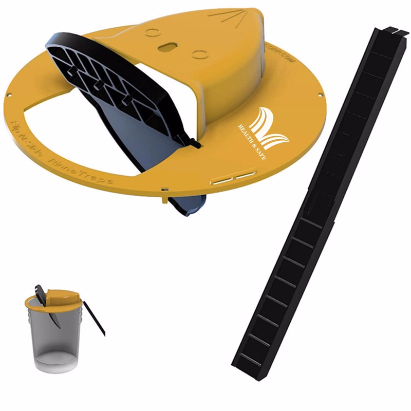 Mouse Trap Bucket lid Flip Slide Reusable Indoor