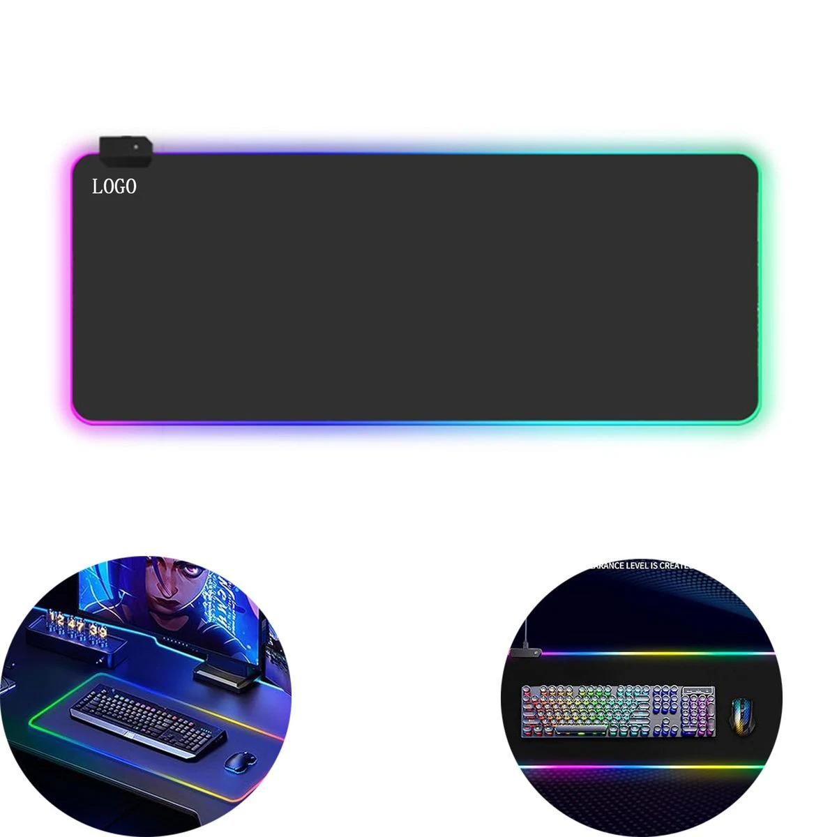 Non Slip RGB Extended Gaming Mouse Pad Large 1