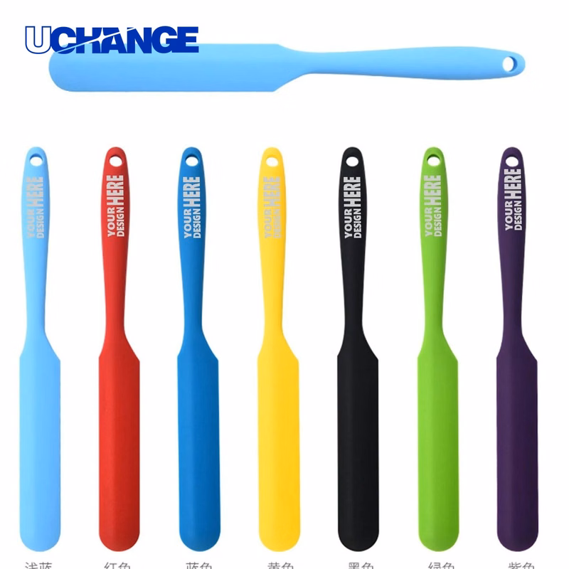 Silicone Jar Scraper with Long Handle for Baking