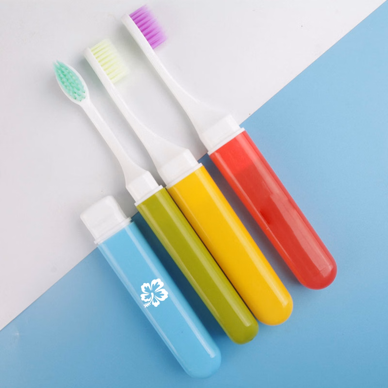 Portable Folding Toothbrush Plastic Hotel Disposable