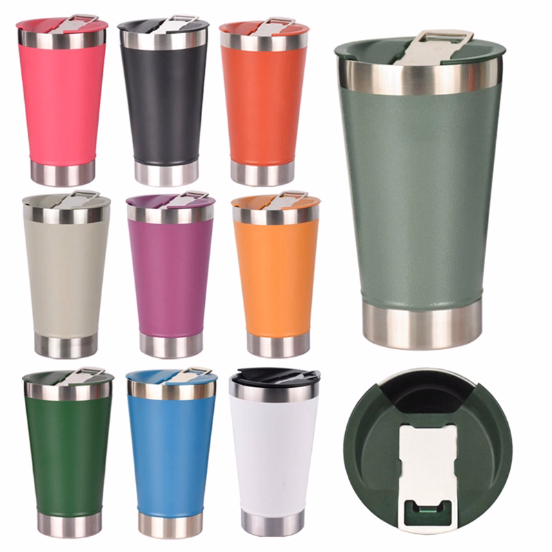 16 Oz. Stainless Steel Insulated Tumbler with Bottle Opener