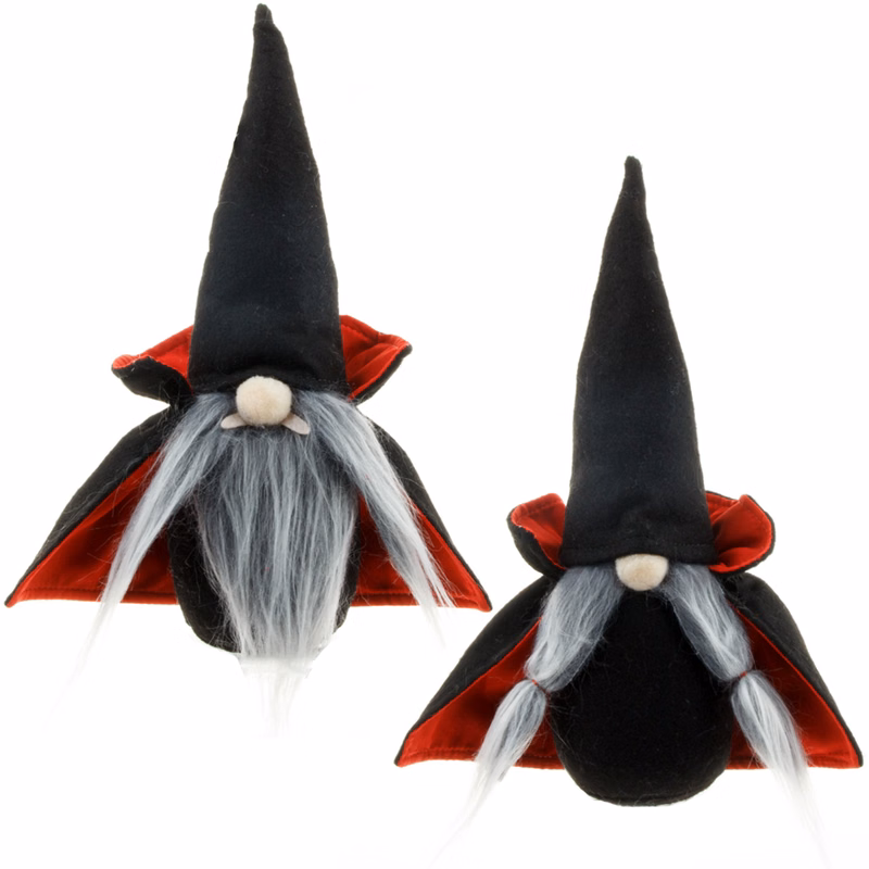 Christmas Halloween Witch Gnomes Plush for Tier Tray Decor