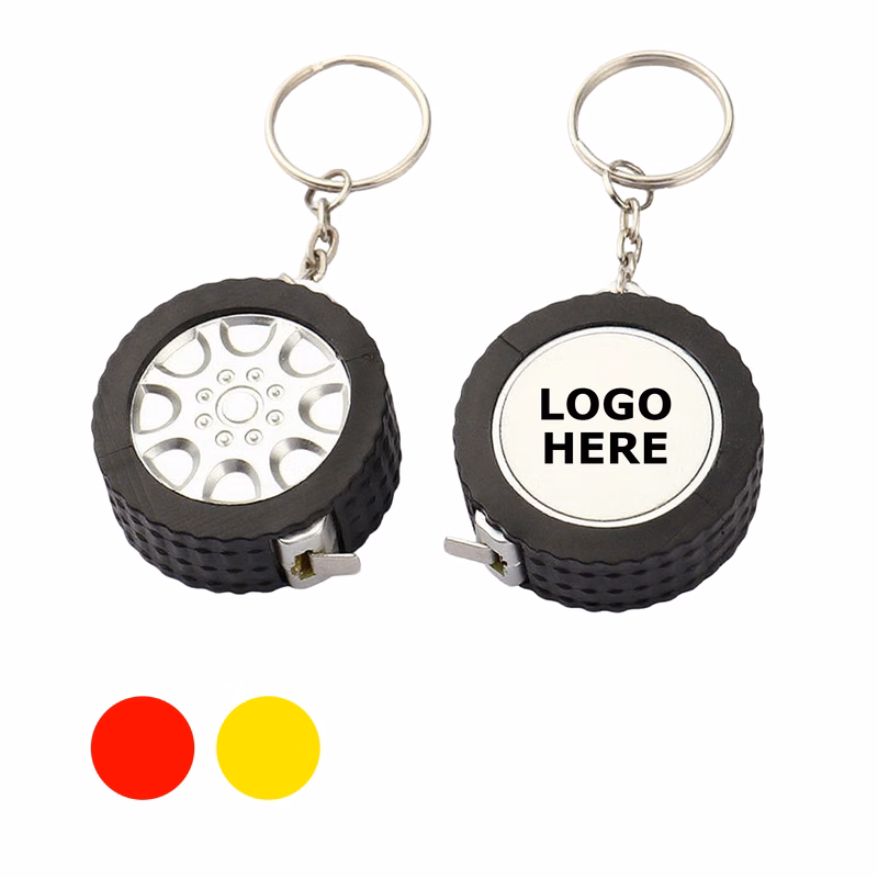 1 Meter Tire Measuring Tape Keychain