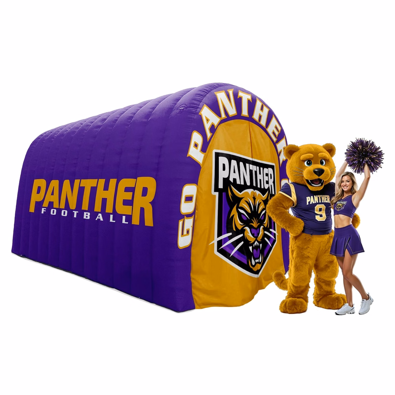 Custom Inflatable Sports Tunnel - 10ft Long