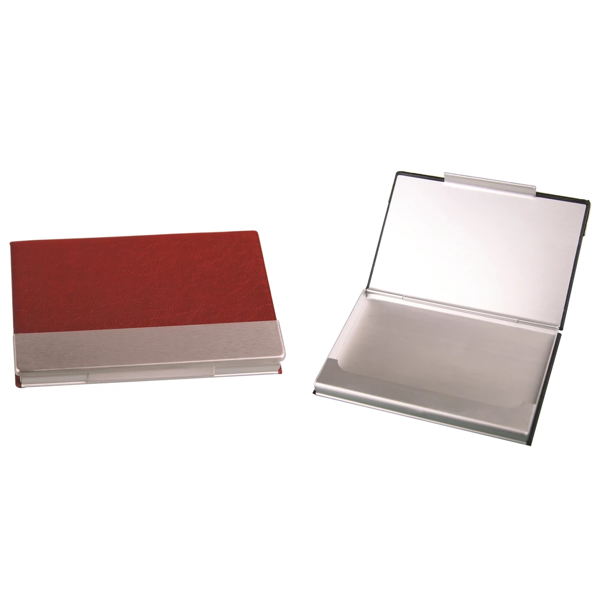 Leatherette Metal Business Card Case 1