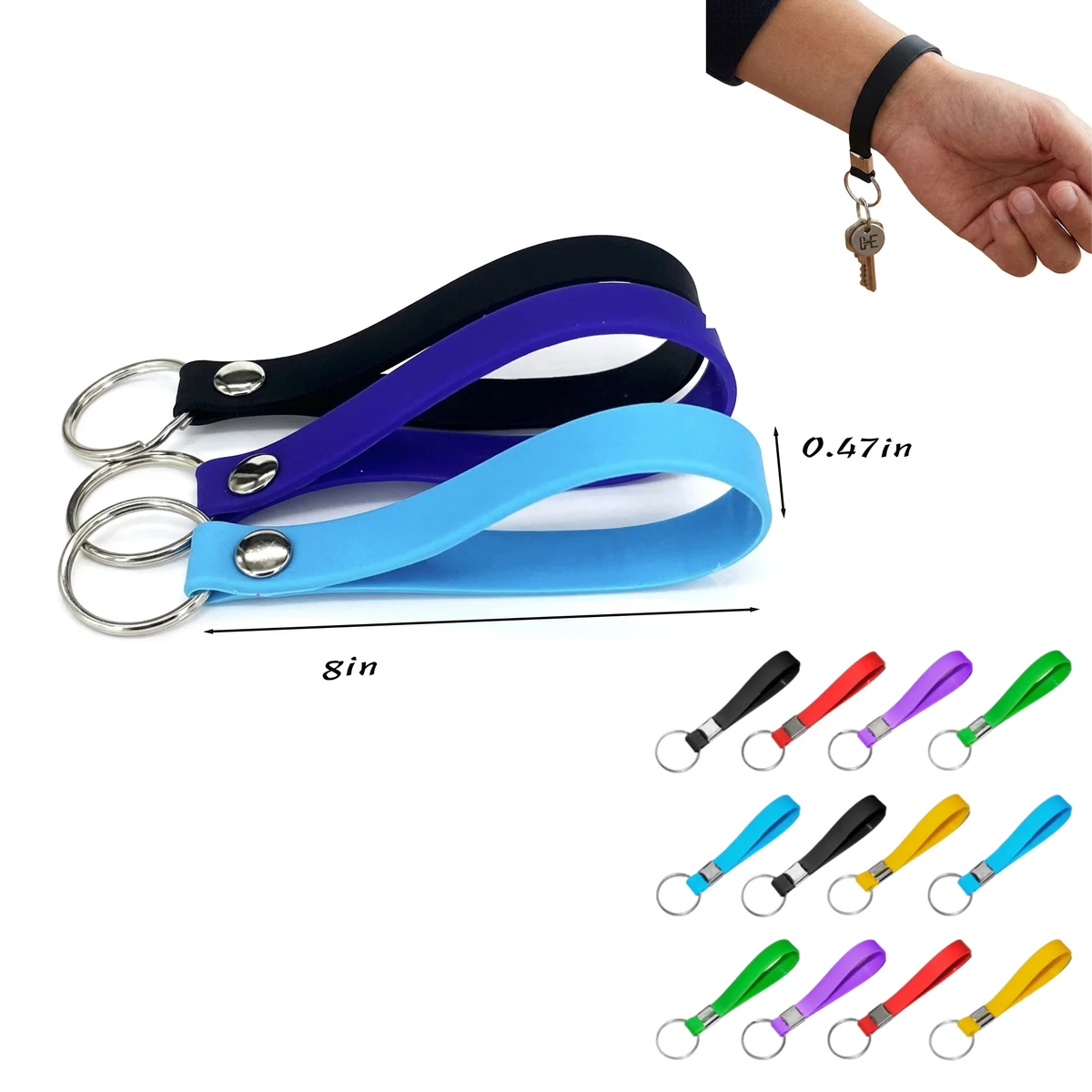 Silky Silicone Skin-Friendly Keychain 1