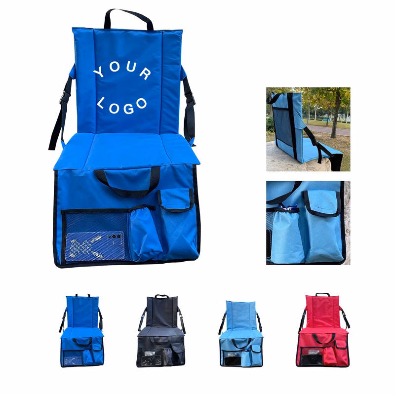 Stadium Pad with Adjustable Straps and Handle