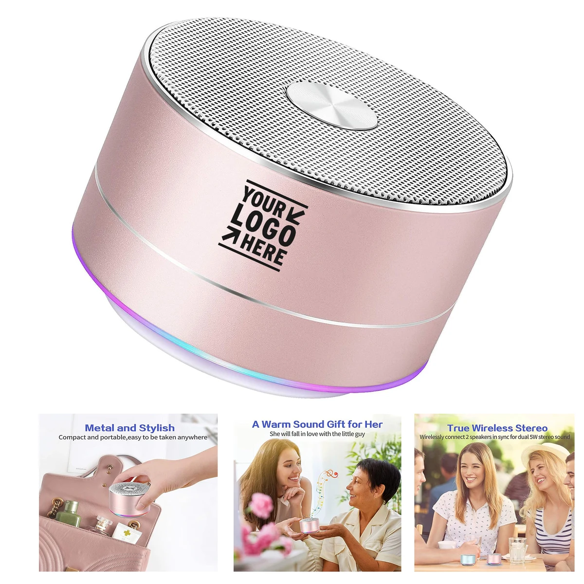 Handsfree Call AUX Line HD Sound Built-in-Mic Portable Wireless Bluetooth Speaker 1