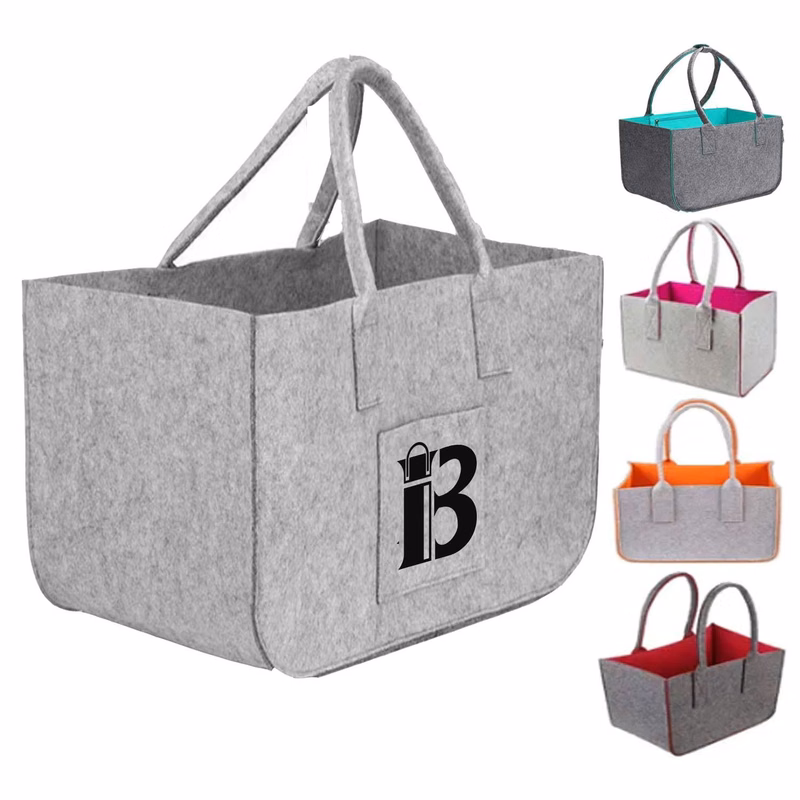 Foldable Felt Shopping Tote Bag
