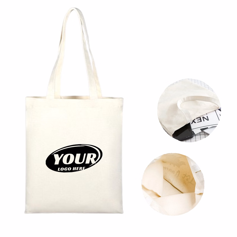 Customizable Logo Cotton Canvas Art Tote Bag