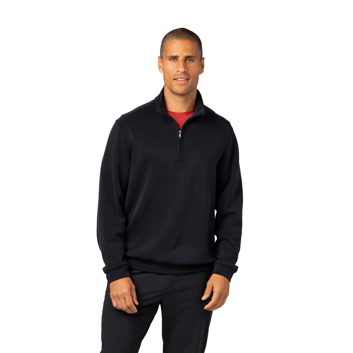 Storm Creek Men's ReLabel Comfort Zone Super Soft Modal Blend Quarter Zip 1