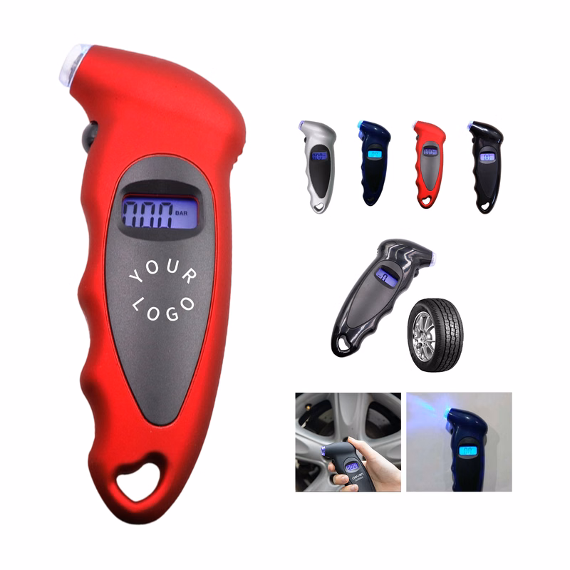 Portable Digital Tire Pressure Gauge With LED Backlight