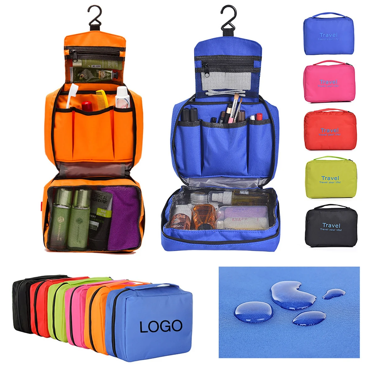 Foldable Travel Cosmetic Organizer 1