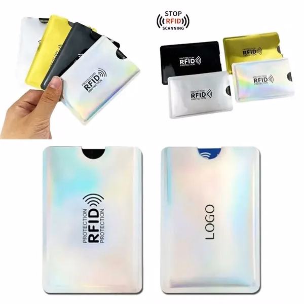 Gold Foil ID Card Holder with 24k Metallic